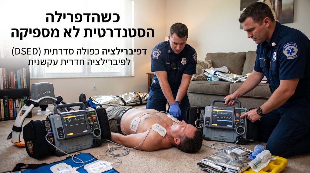 כשהדפיברילציה הסטנדרטית לא מספיקה